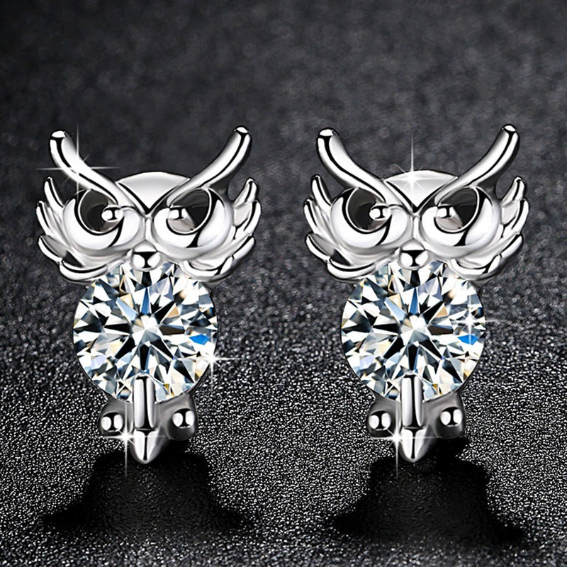 Cute Animal Owl Earrings for Women Siver Color 2018 New Fashion Jewelry Women Accessories Free Shipping