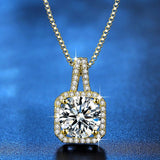 Fashion AAAA+ Zircon Necklaces for Women 2019 Statement Box Chain Wedding/Party Necklace Valentine's Day Gifts