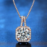 Fashion AAAA+ Zircon Necklaces for Women 2019 Statement Box Chain Wedding/Party Necklace Valentine's Day Gifts