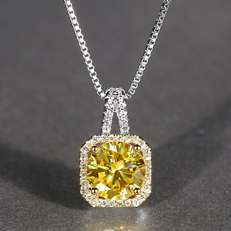 Fashion AAAA+ Zircon Necklaces for Women 2019 Statement Box Chain Wedding/Party Necklace Valentine's Day Gifts