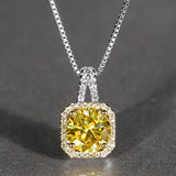 Fashion AAAA+ Zircon Necklaces for Women 2019 Statement Box Chain Wedding/Party Necklace Valentine's Day Gifts