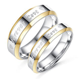 Forever Love Couple Rings for Lover High Quality Stainless Steel Rings Valentine's Day Gifts