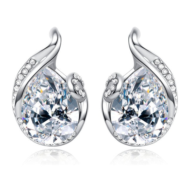 Water Drop AAA CZ Earrings for Women Wedding Jewelry 2018 New Fashion Ladies Gifts Free Shipping