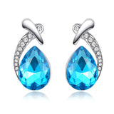 Wedding Jewelry Rhinestone Style Wedding Earrings For Women Earrings 2018 Water Drop Dangle Earrings Free Shipping