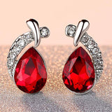 Wedding Jewelry Rhinestone Style Wedding Earrings For Women Earrings 2018 Water Drop Dangle Earrings Free Shipping