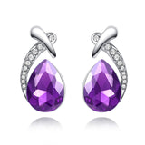 Wedding Jewelry Rhinestone Style Wedding Earrings For Women Earrings 2018 Water Drop Dangle Earrings Free Shipping