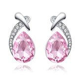 Wedding Jewelry Rhinestone Style Wedding Earrings For Women Earrings 2018 Water Drop Dangle Earrings Free Shipping