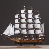 Wooden SailBoat Crafts Model