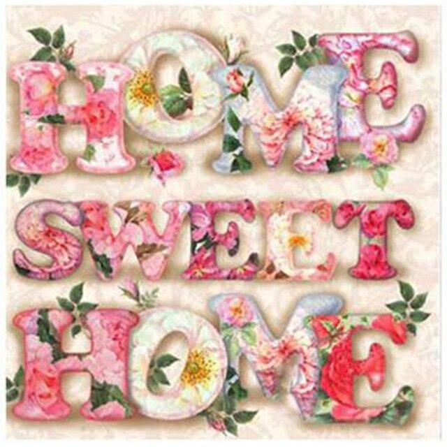 F&S Diamond Painting Store Flower Sweet Home