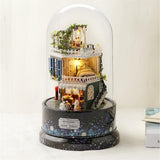 Wooden Doll House With Furnitures and Music