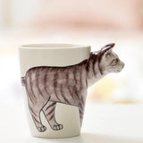 Animal Shape Hand Painted Mug