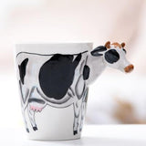 Animal Shape Hand Painted Mug