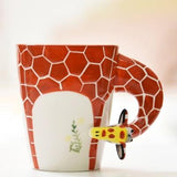Animal Shape Hand Painted Mug