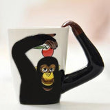 Animal Shape Hand Painted Mug