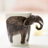 Animal Shape Hand Painted Mug
