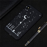Cute Painted Soft TPU Case For iPhone XS MAX XR X Silicone Phone Back Protection Cover Case For iPhone 7 8 6 S 6 Plus Cases Coqu