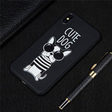 Cute Painted Soft TPU Case For iPhone XS MAX XR X Silicone Phone Back Protection Cover Case For iPhone 7 8 6 S 6 Plus Cases Coqu