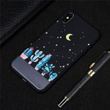 Cute Painted Soft TPU Case For iPhone XS MAX XR X Silicone Phone Back Protection Cover Case For iPhone 7 8 6 S 6 Plus Cases Coqu