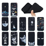 Cute Painted Soft TPU Case For iPhone XS MAX XR X Silicone Phone Back Protection Cover Case For iPhone 7 8 6 S 6 Plus Cases Coqu