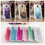 Dynamic Liquid Quicksand Hard Case For Samsung Galaxy S4 S5 S6 S6 Edge Glitter Bling Stars Dynamic Liquid Quicksand capa Case