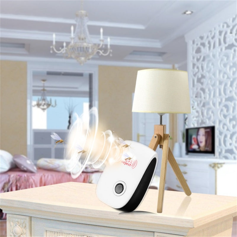 Enhanced Version Electronic Cat Ultrasonic Anti Mosquito Insect Repeller Rat Mouse Cockroach Pest Reject Repellent EU/US/UK/AU Plug