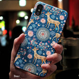 Cute 3D Emboss Cartoon Patterned Phone Case For iphone X 8 7 6 6S Plus Cases Soft Silicone Cover For iphone 5 5s SE Coque