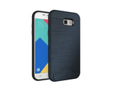 For Samsung Galaxy S8 plus PC + Silicone Dual Layer Built in Kickstand Credit Card Slot Anti Shock Brushed Cover Case For S8