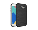 For Samsung Galaxy S8 plus PC + Silicone Dual Layer Built in Kickstand Credit Card Slot Anti Shock Brushed Cover Case For S8