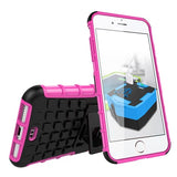 For Samsung S3 S4 S5 S6 S6edge S7 S7edge ect Hybrid Soft Rubber Silicone + Hard PC Shell Phone Case Shockproof stent water case
