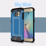 For Samsung galaxy S5 S6 S7edge S6edge plus High Quality Diamond Armor Hybrid PC Phone Case For S8 plus TPU Hard Back Cover Case
