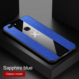 For VIVO X20 Plus Case Matte Cloth Glossy Cover For VIVO X20 Shockproof Phone Case with Magnetic Ring Holder