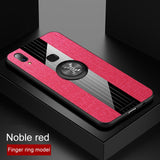 For VIVO X21 Plus Lite Case Matte Cloth Glossy Cover For VIVO X21i X21UD Shockproof Phone Case with Magnetic Ring Holder