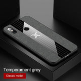 For xiaomi Mi Max2 Case Matte Cloth Glossy Cover For xiaomi Max3 Shockproof Phone Case with Ring Holder