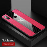 For xiaomi Mi Max2 Case Matte Cloth Glossy Cover For xiaomi Max3 Shockproof Phone Case with Ring Holder