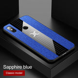 For xiaomi Mi Max2 Case Matte Cloth Glossy Cover For xiaomi Max3 Shockproof Phone Case with Ring Holder