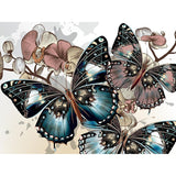 F&S Diamond Painting Store Butterfly and Blooming Flowers