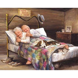 F&S Diamond Painting Store Old Couple Is Sleeping