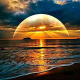 F&S Diamond Painting Store Ocean Sunset