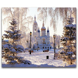 F&S Diamond Painting Store Snow Castle and Beautiful Nature