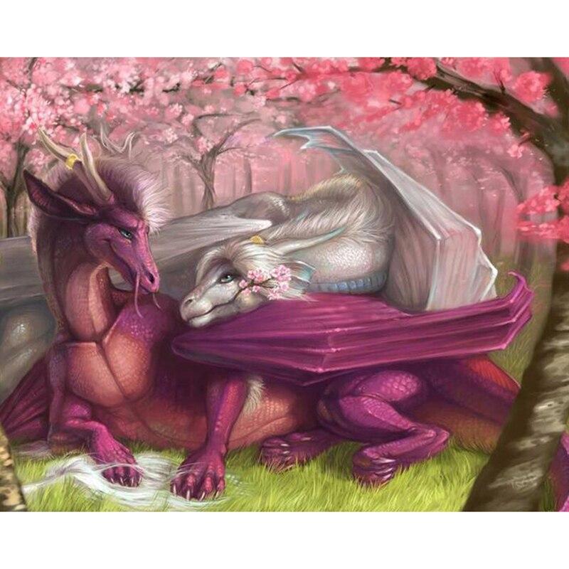 F&S Diamond Painting Store Love Dragon