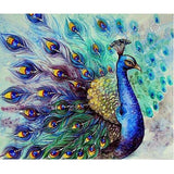 F&S Diamond Painting Store Blue Peacock