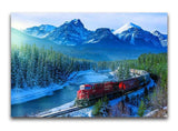 F&S Diamond Painting Store Snow Mountain Train