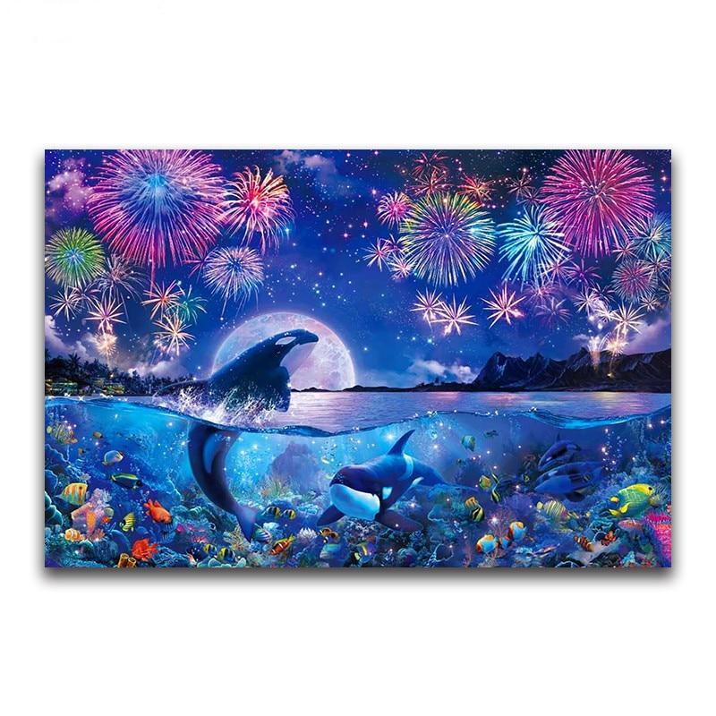 F&S Diamond Painting Store Dolphin Sees Fireworks