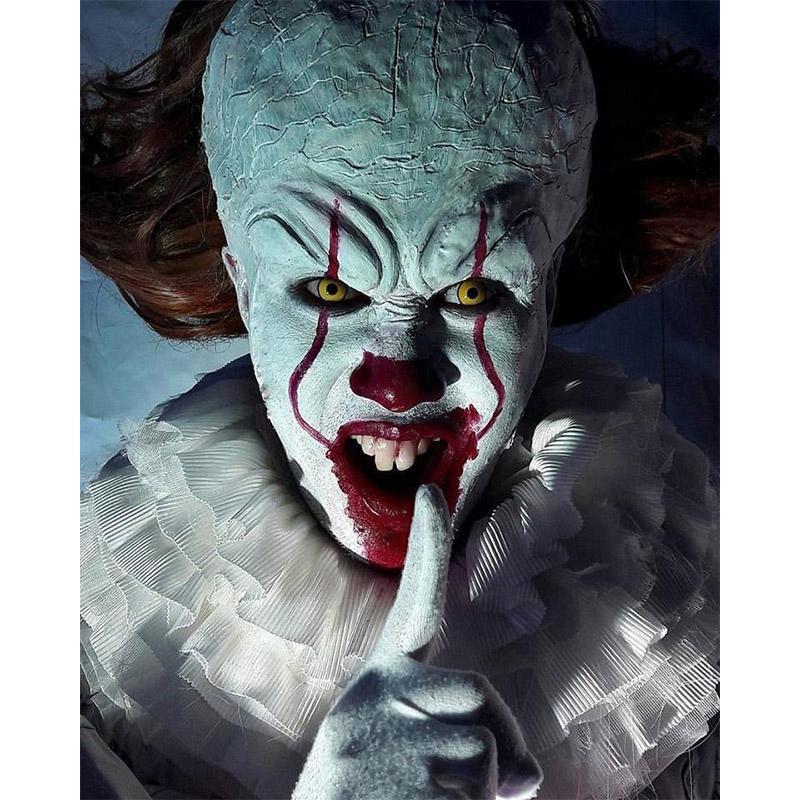 F&S Diamond Painting Store Scary Clown Face