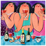 F&S Diamond Painting Store Three Fat Ladies And Wine
