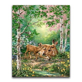 F&S Diamond Painting Store Deer at the Tree
