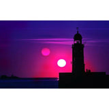 F&S Diamond Painting Store Beautiful Sunset Lighthouse