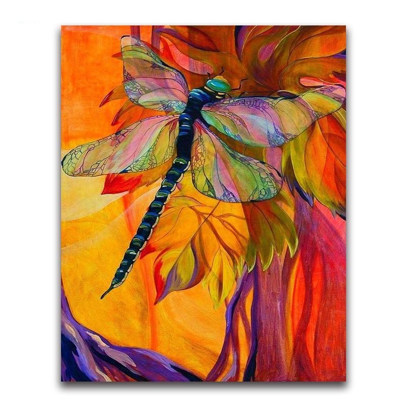 F&S Diamond Painting Store Colorful Dragonfly