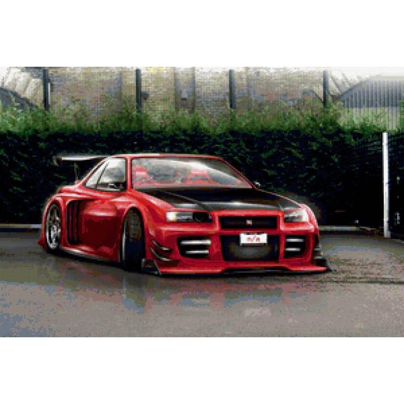 F&S Diamond Painting Store Red Cool Sports Car