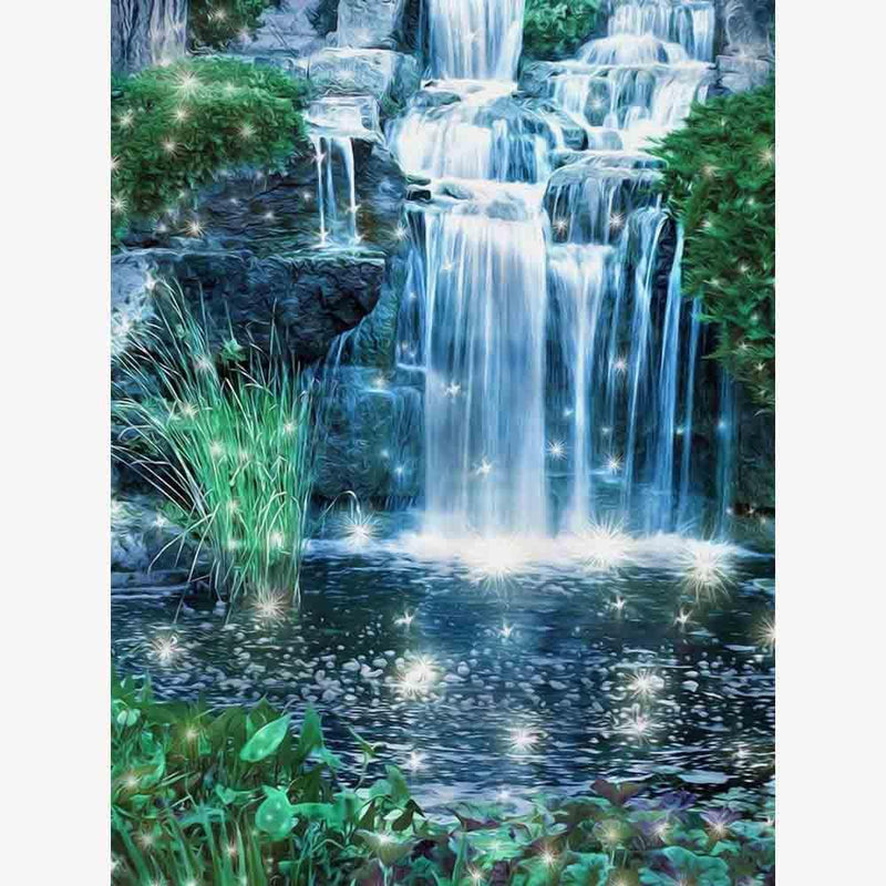 F&S Diamond Painting Store Sparkle Waterfall